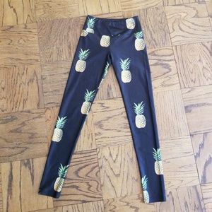 GOLDSHEEP Pinneapple Workout Pants/Leggings